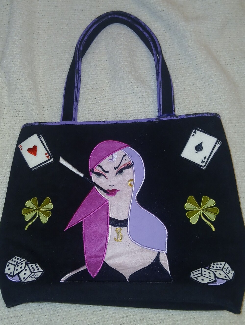 Lulu Guinness Vegas/poker/casino Tote NWT